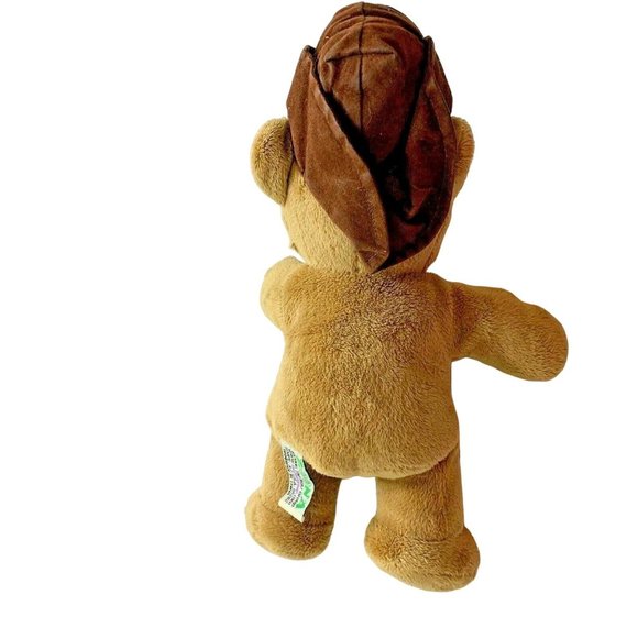 Zooma Plush Bear with Hat 11" Tall Stuffed Animal Toy - Picture 3 of 4